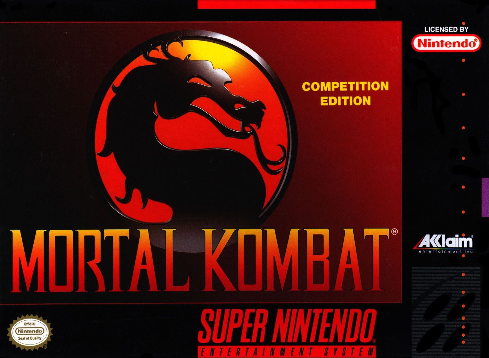 
                                    Mortal Kombat's Marquee, seen on the Arcade cabinet